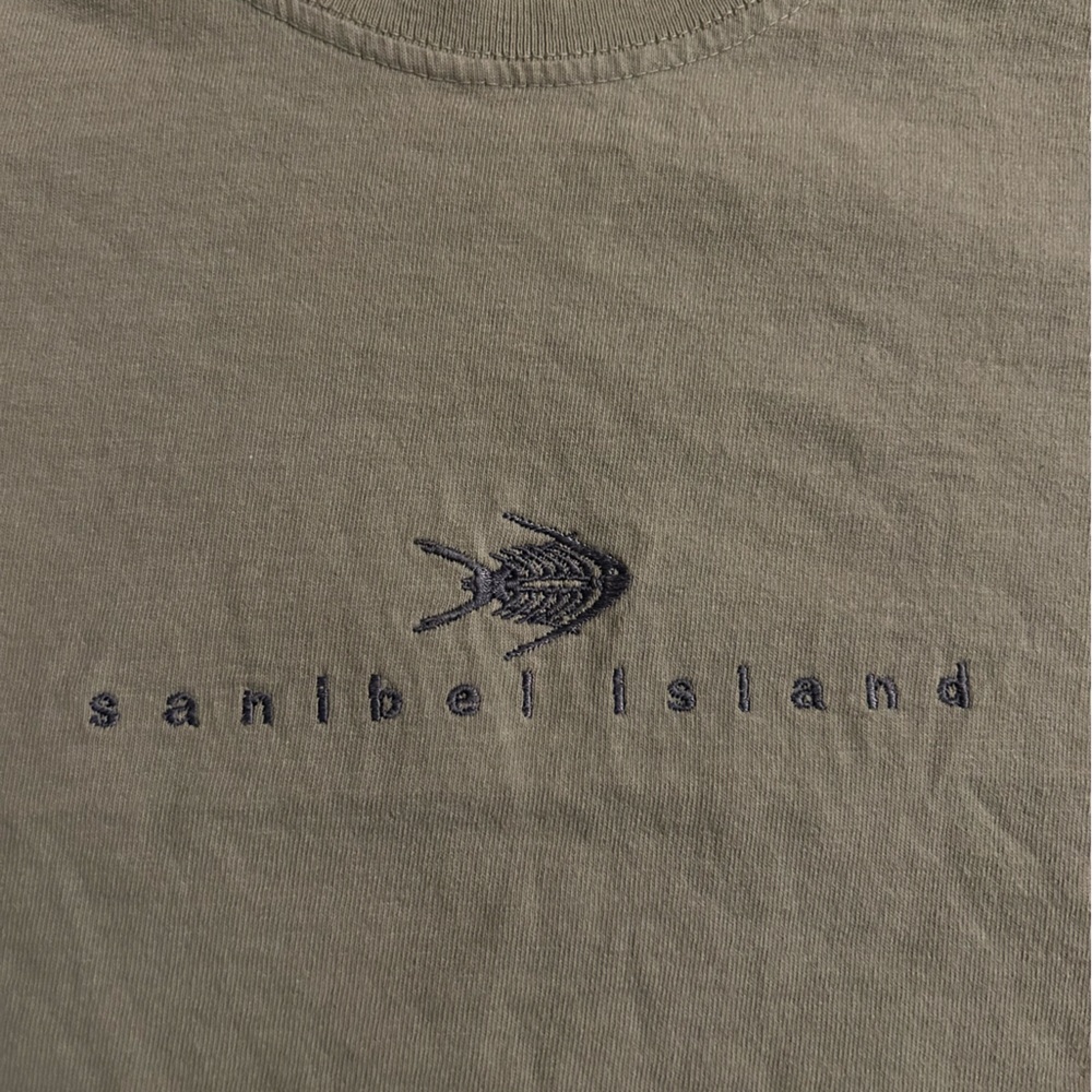 Vintage Sanibel Island Embroidered T-Shirt Made in the US